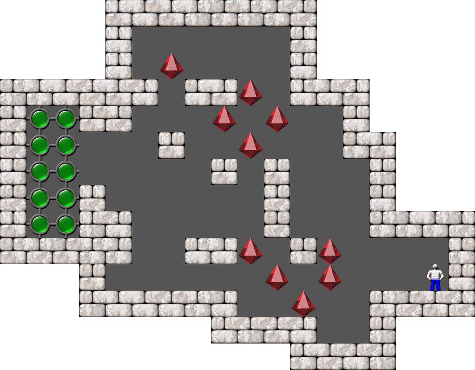 Sokoban Cargo Bay Deluxe level 32